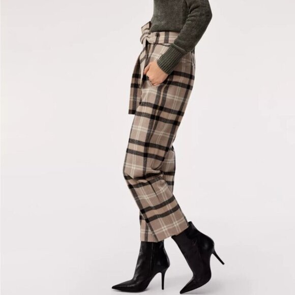 Aritzia Wilfred Wool Tie Front Pants size 2 - Picture 2 of 12